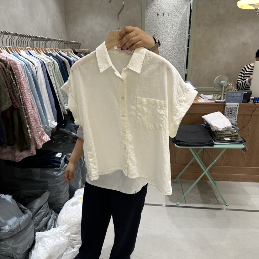 DELI JENNY韓國代購女裝新款休閑26春夏人氣26夏季襯衫蕾絲衫DELI JENNY襯衫/蕾絲衫圖色1