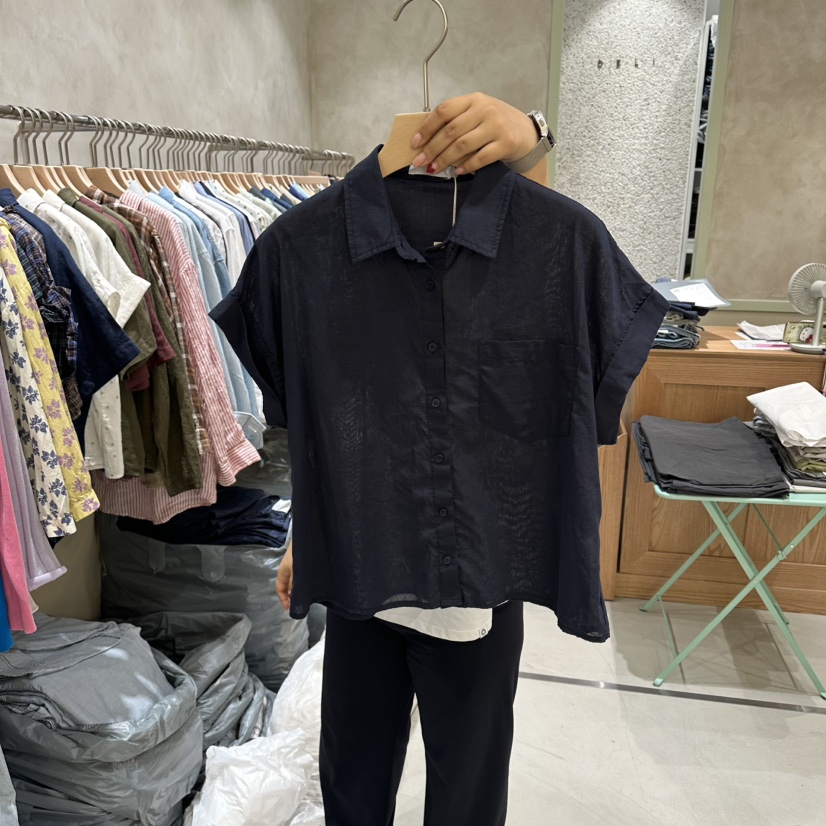 DELI JENNY韓國代購女裝新款休閑26春夏人氣26夏季襯衫蕾絲衫DELI JENNY襯衫/蕾絲衫圖色2