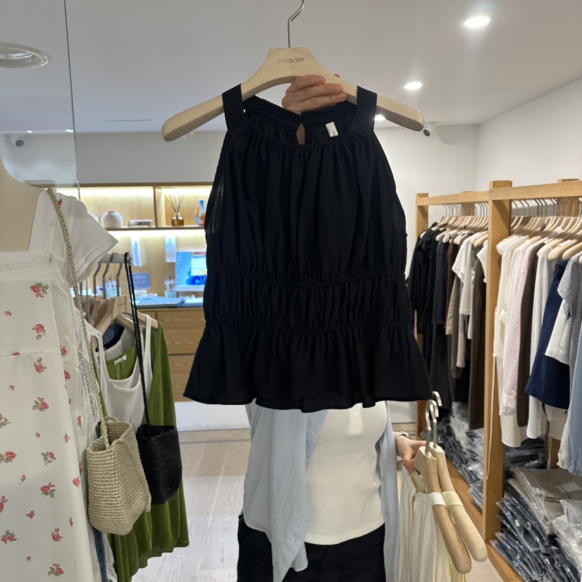 ROUNDER韓國東大門直郵女士新品26夏季時尚熱賣職業吊帶背心ROUNDER吊帶/背心圖色3