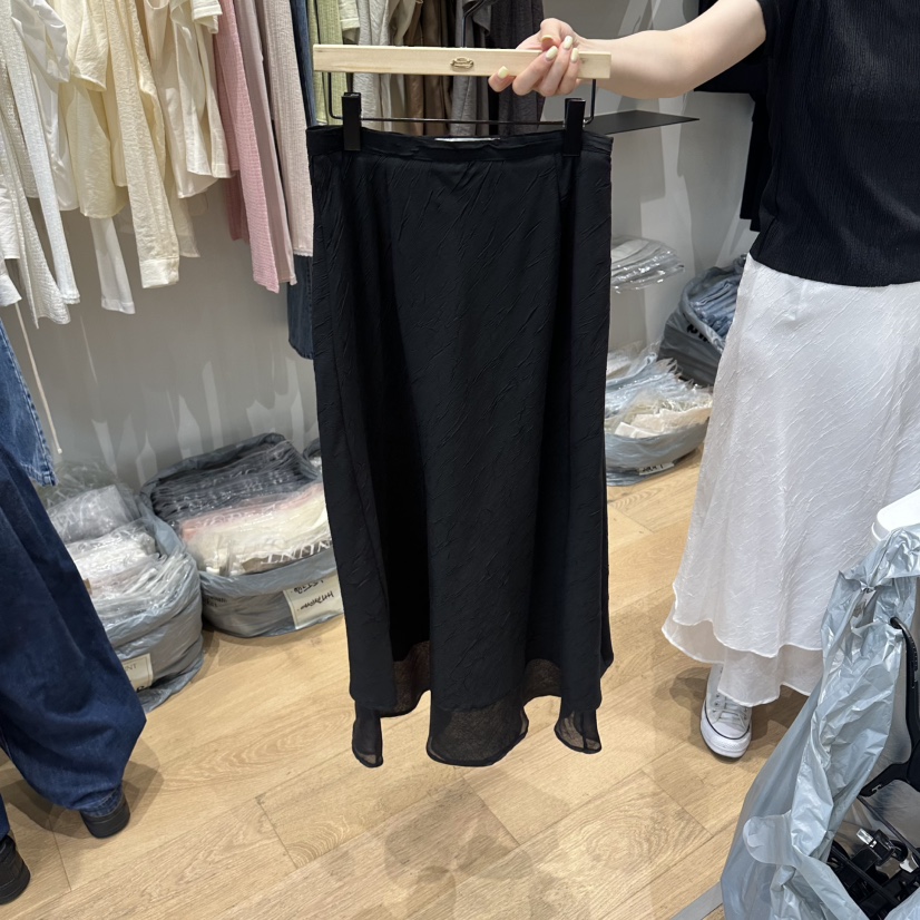 aube nunt韓國東大門代購女士新款推薦26夏季時尚休閑長裙aube nunt長裙圖色2