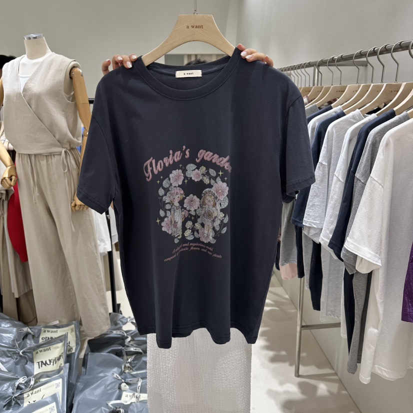 A WANT韓國直郵實拍女士新品26夏季26春夏時尚熱賣人氣T恤A WANTT恤圖色3