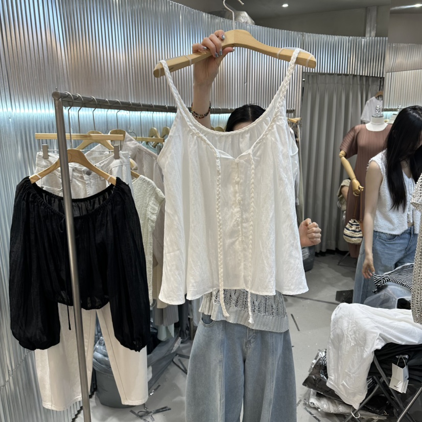 ALEGRE韓國直郵實拍女裝新款人氣休閑推薦熱賣時尚吊帶背心ALEGRE吊帶/背心圖色1
