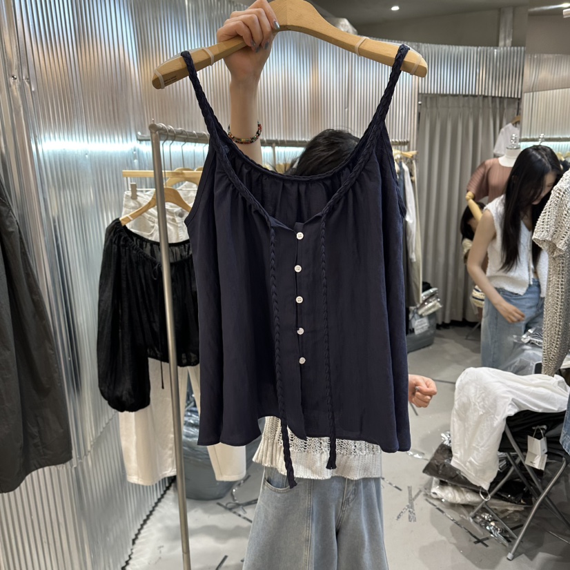 ALEGRE韓國直郵實拍女裝新款人氣休閑推薦熱賣時尚吊帶背心ALEGRE吊帶/背心圖色2