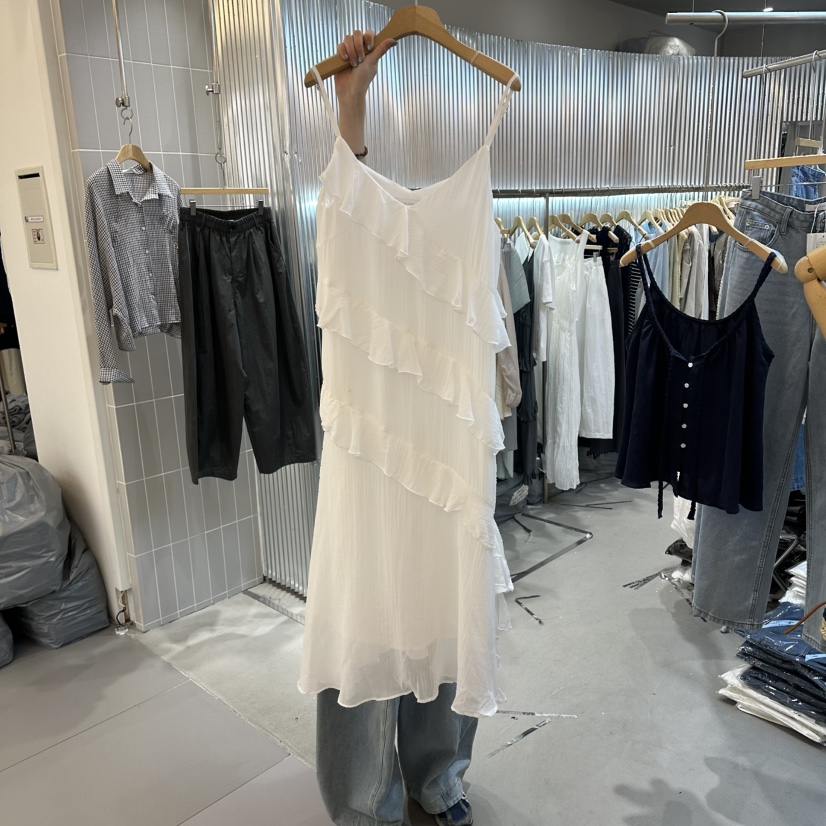 ALEGRE韓國直郵女士新品時尚人氣推薦職業26夏季休閑連衣裙ALEGRE連衣裙圖色1