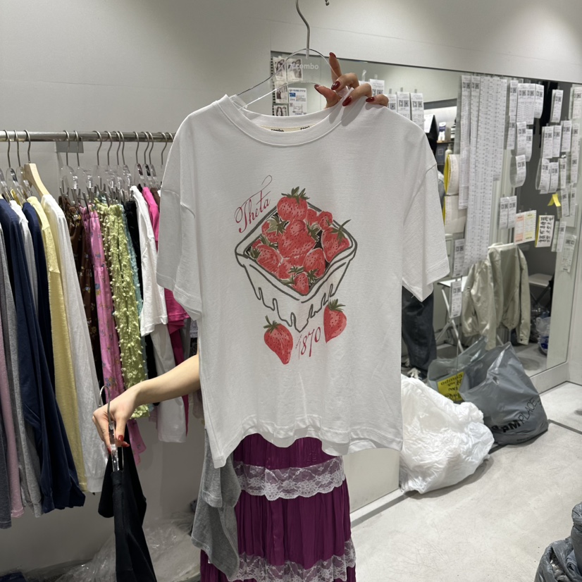 COMBO韓國東大門直郵女士新品26夏季時尚人氣休閑熱賣T恤COM_BOT恤圖色1