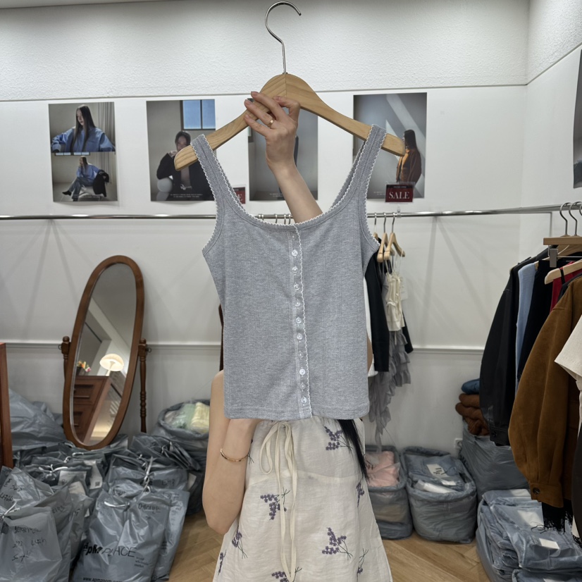 NOWHERE韓國直郵女士新品推薦熱賣26春夏26夏季職業吊帶背心NOWHERE吊帶/背心圖色2