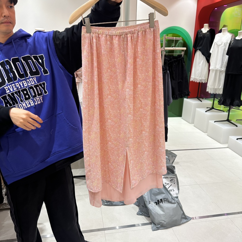 MINI UNNI韓國直郵女士新品推薦26夏季職業時尚人氣長裙MINI UNNI長裙