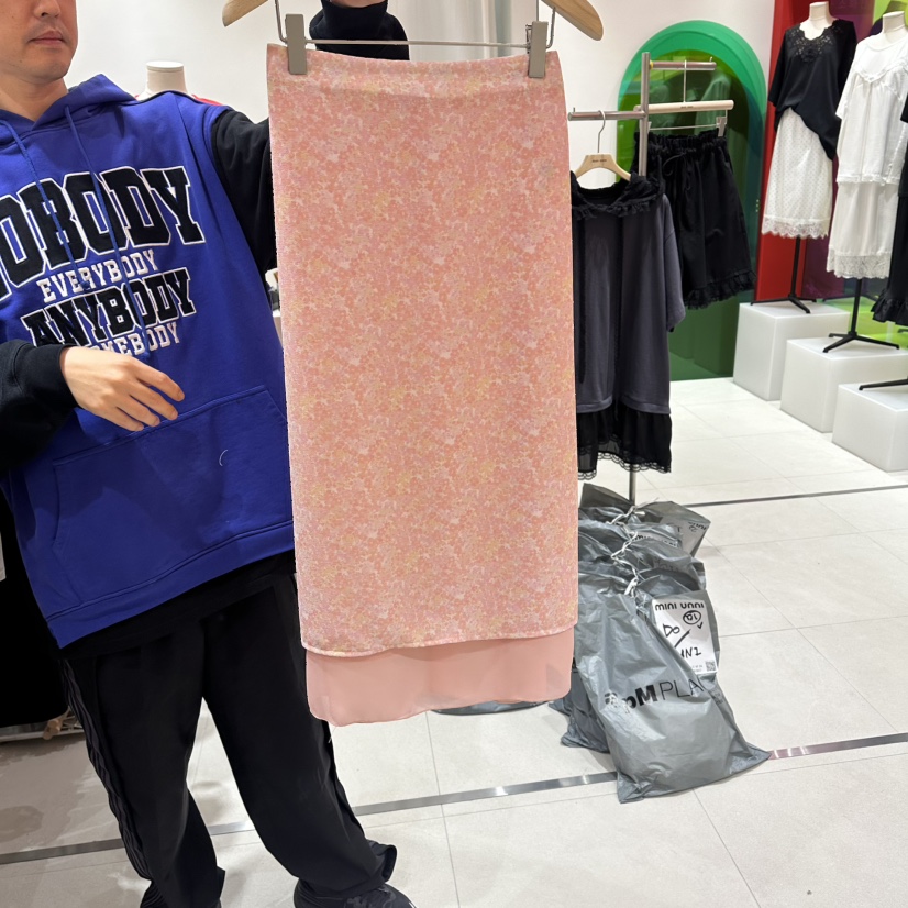 MINI UNNI韓國直郵女士新品推薦26夏季職業時尚人氣長裙MINI UNNI長裙圖色2