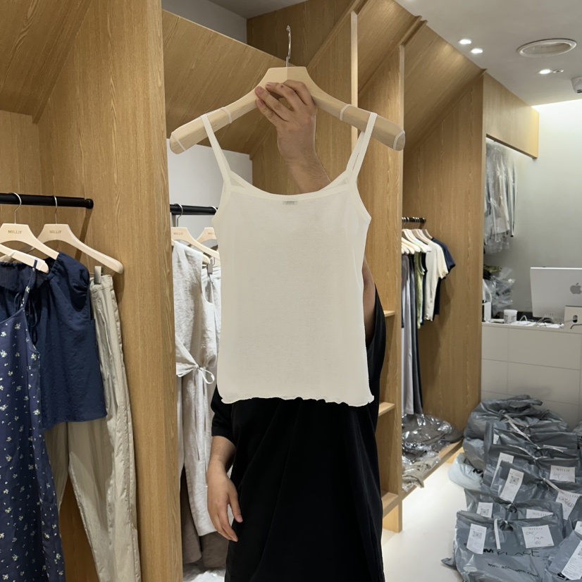MILLIF韓國直郵實拍女士新品人氣推薦26夏季26春夏吊帶背心MILLIF吊帶/背心