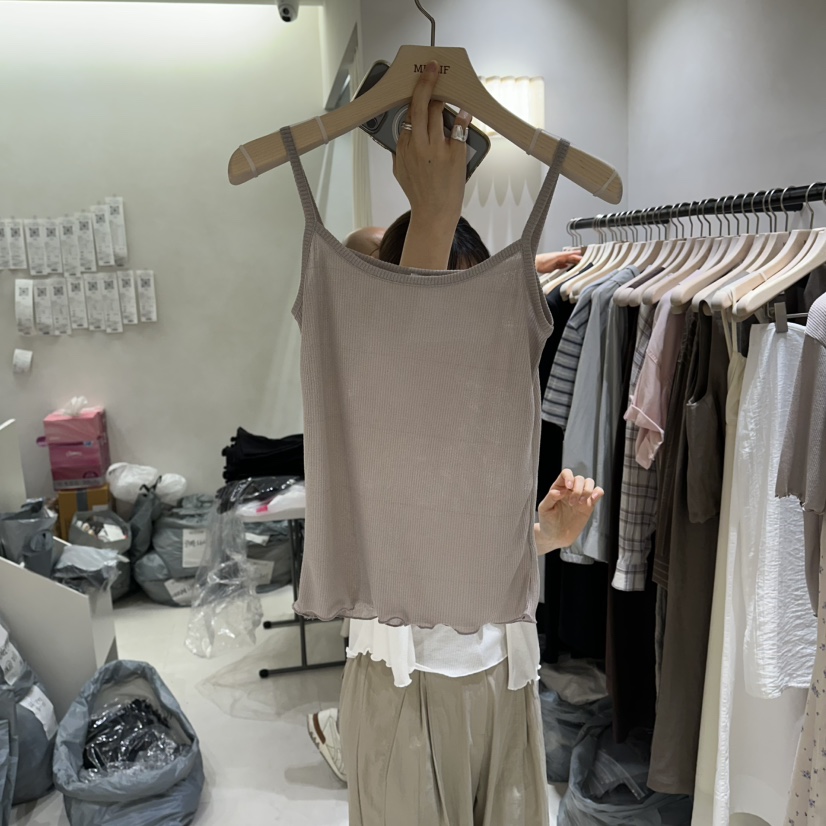 MILLIF韓國直郵實拍女士新品人氣推薦26夏季26春夏吊帶背心MILLIF吊帶/背心圖色2