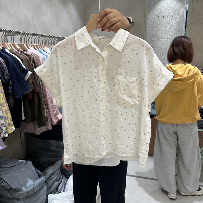 DELI JENNY韓國直郵女裝新品時尚人氣26春夏26夏季襯衫蕾絲衫DELI JENNY襯衫/蕾絲衫圖色2