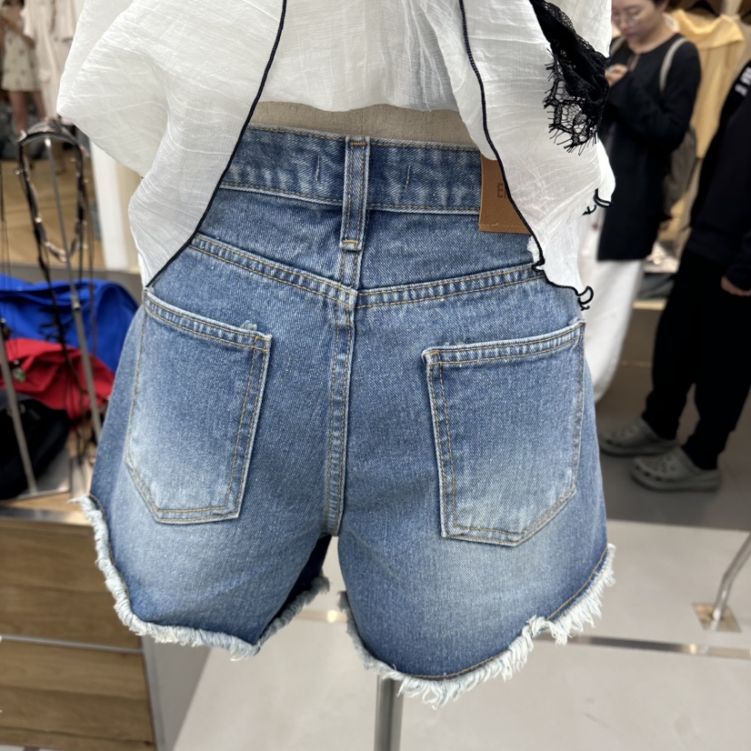 ENHANCE韓國東大門直郵女裝新款休閑時尚人氣26春夏牛仔褲流蘇ENHANCE/HOPESMORE牛仔褲