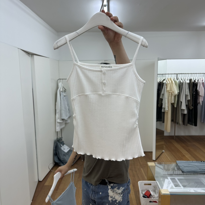MYNAMEIS/AIME HOPE MAKE韓國東大門直郵女士新品26夏季吊帶背心MYNAMEIS/AIME HOPE MAKE吊帶/背心圖色1