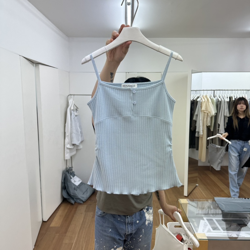 MYNAMEIS/AIME HOPE MAKE韓國東大門直郵女士新品26夏季吊帶背心MYNAMEIS/AIME HOPE MAKE吊帶/背心圖色2