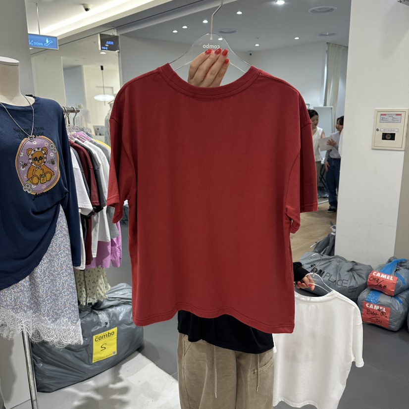 COMBO韓國代購女裝新款職業時尚26夏季26春夏熱賣人氣T恤COM_BOT恤