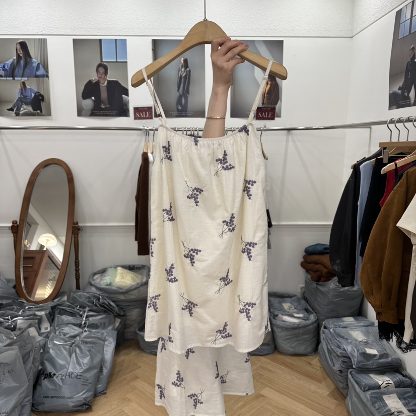 NOWHERE韓國直郵實拍女士新品休閑人氣熱賣推薦職業連衣裙NOWHERE連衣裙