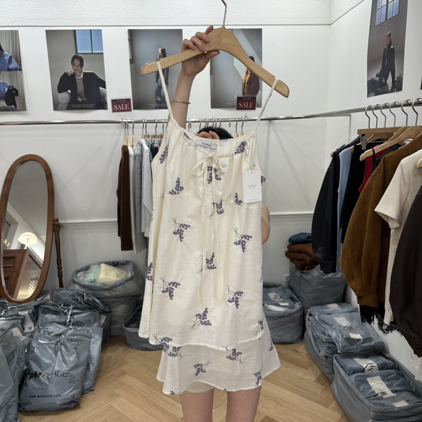 NOWHERE韓國直郵實拍女士新品休閑人氣熱賣推薦職業連衣裙NOWHERE連衣裙圖色1
