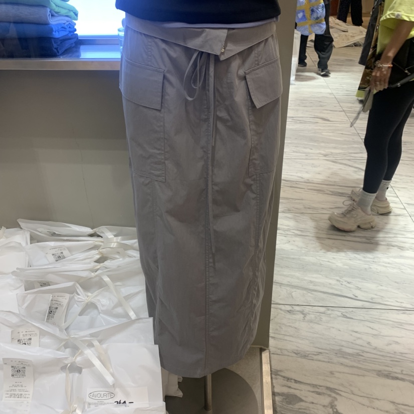 FAVE/FAVOURITE韓國東大門直郵女士新品職業時尚長裙運動裙FAVE/FAVOURITE長裙圖色2