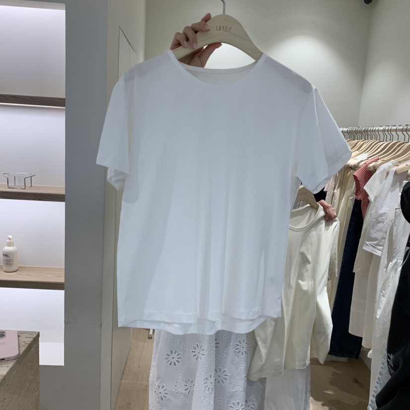 LIFFEY韓國直郵女裝新款人氣職業時尚熱賣26夏季26春夏T恤LIFFEYT恤圖色2