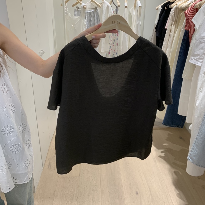 LIFFEY韓國直郵女士新品職業人氣26夏季熱賣推薦襯衫蕾絲衫LIFFEY襯衫/蕾絲衫圖色2