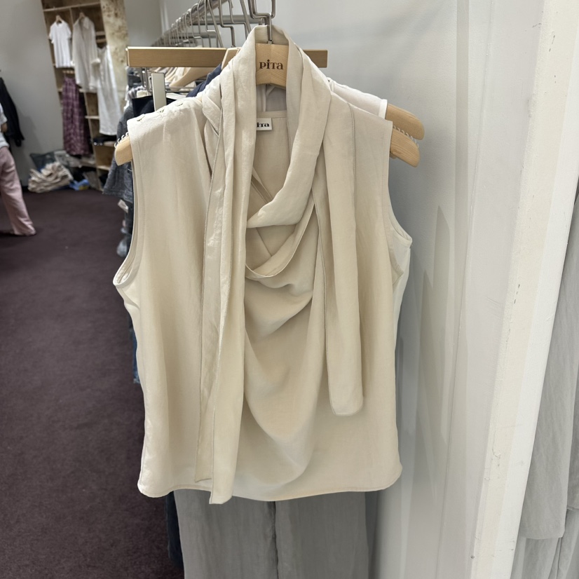 PITA/THEVERLIN韓國代購女士新品推薦吊帶背心含圍巾系帶PITA/THEVERLIN吊帶/背心圖色2