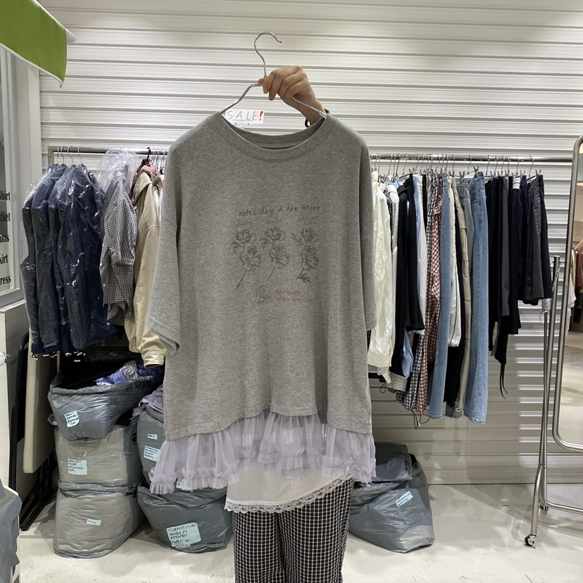 BRICKLANE韓國直郵女裝新品26夏季熱賣人氣26春夏時尚T恤BRICKLANET恤圖色1