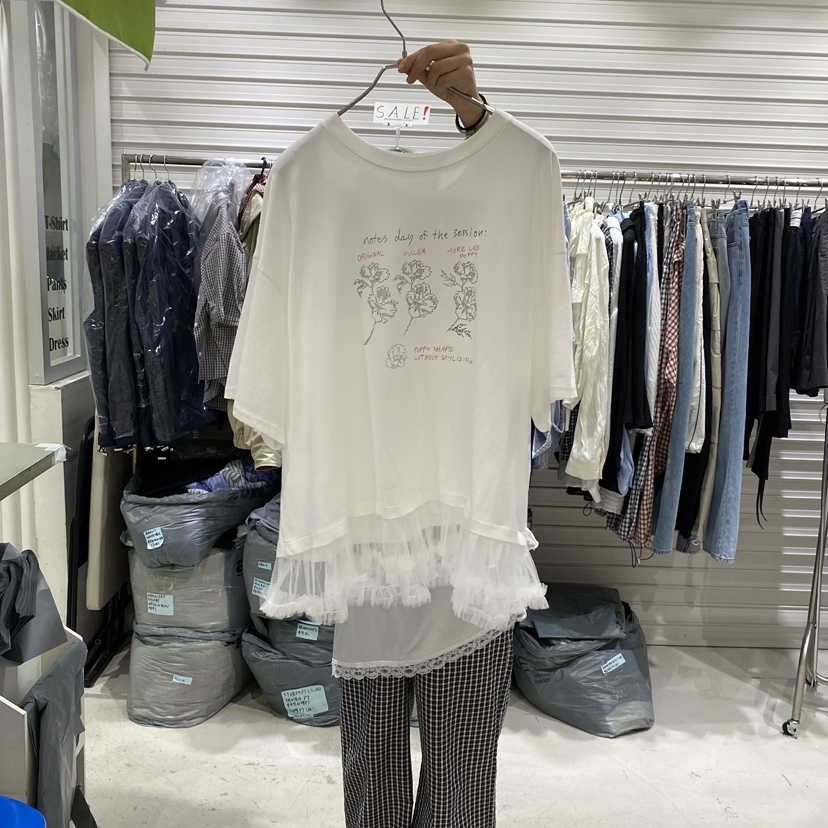 BRICKLANE韓國直郵女裝新品26夏季熱賣人氣26春夏時尚T恤BRICKLANET恤圖色2