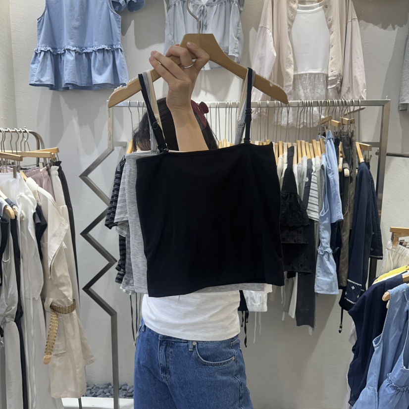 HIPTIQUE韓國東大門代購女士新款26夏季熱賣休閑吊帶背心HIPTIQUE吊帶/背心