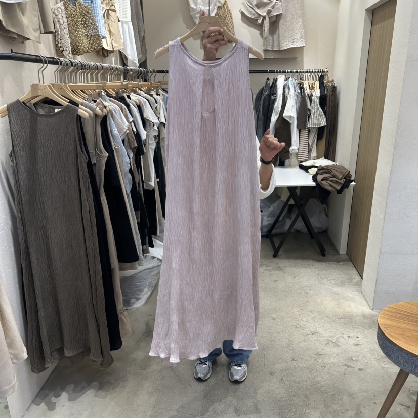 HOLYBANANA韓國東大門直郵女士新款休閑26夏季連衣裙褶裥groovy.H/HOLYBANANA連衣裙