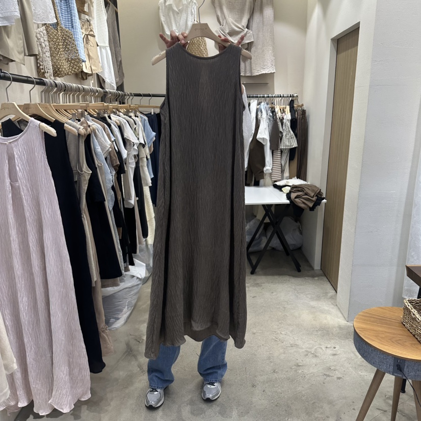 HOLYBANANA韓國東大門直郵女士新款休閑26夏季連衣裙褶裥groovy.H/HOLYBANANA連衣裙圖色2