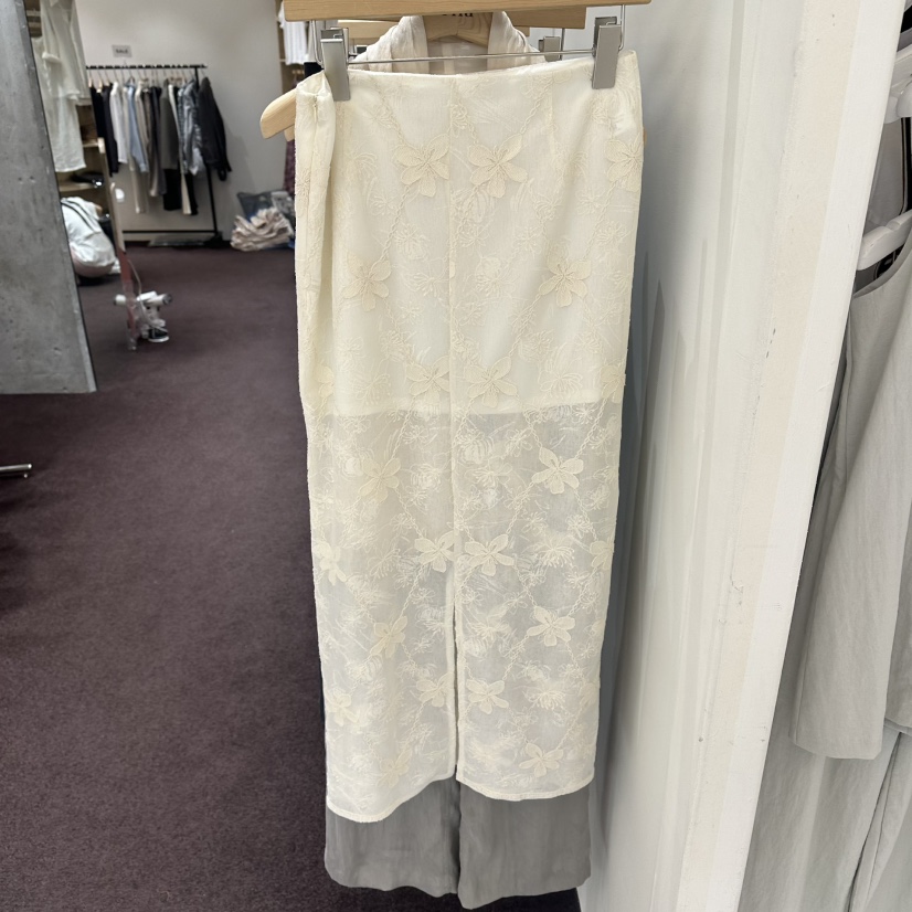 PITA/THEVERLIN東大門實拍韓國女裝新品人氣長裙雪紡蕾絲PITA/THEVERLIN長裙