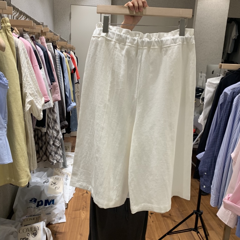 COMELY韓國東大門直郵女士新品熱賣職業26春夏推薦短褲亞麻COMELY短褲