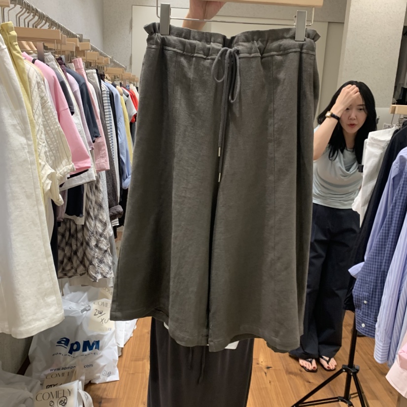 COMELY韓國東大門直郵女士新品熱賣職業26春夏推薦短褲亞麻COMELY短褲圖色3