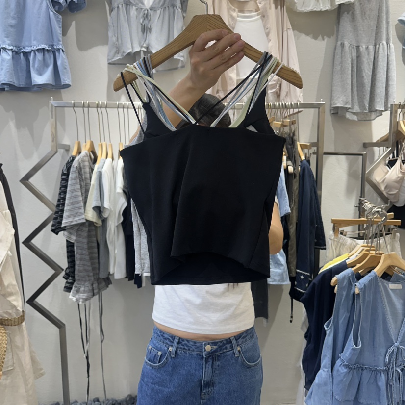 HIPTIQUE韓國代購女裝新品職業休閑人氣26春夏26夏季吊帶背心HIPTIQUE吊帶/背心