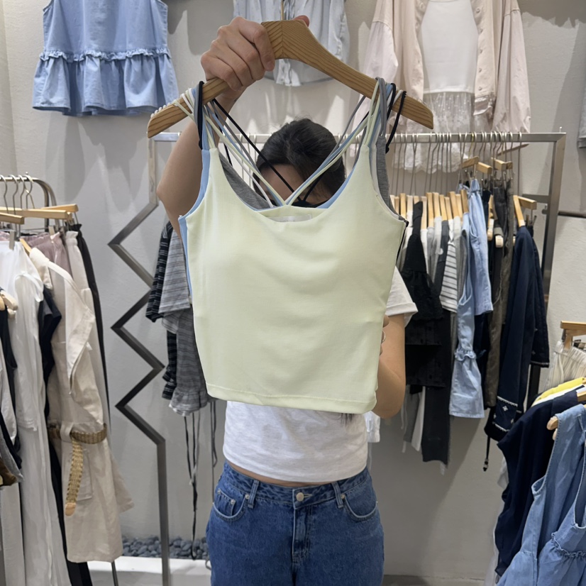 HIPTIQUE韓國代購女裝新品職業休閑人氣26春夏26夏季吊帶背心HIPTIQUE吊帶/背心圖色1