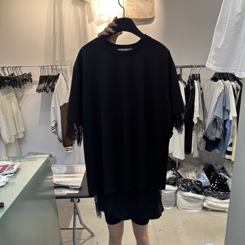 空韓國直郵女裝新款人氣26夏季時尚休閑推薦職業熱賣26春夏T恤BAKHAT恤圖色1
