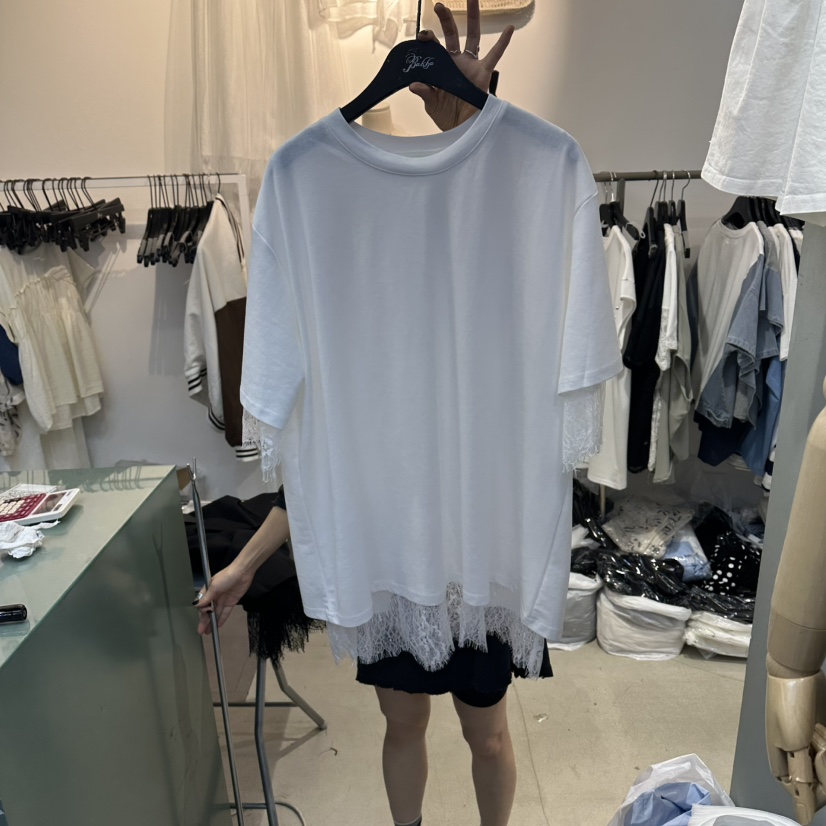 空韓國直郵女裝新款人氣26夏季時尚休閑推薦職業熱賣26春夏T恤BAKHAT恤圖色2