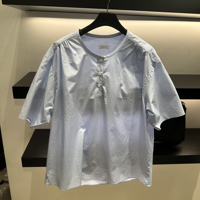 FEBRUARY 11韓國直郵女士新款職業人氣熱賣襯衫蕾絲衫棉FEBRUARY 11襯衫/蕾絲衫圖色2