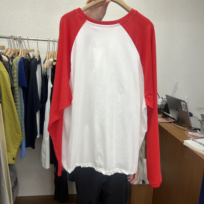 ROMANTICIZE東大門實拍韓國女士新款人氣時尚長袖T恤插肩袖ROMANTICIZE長袖T恤