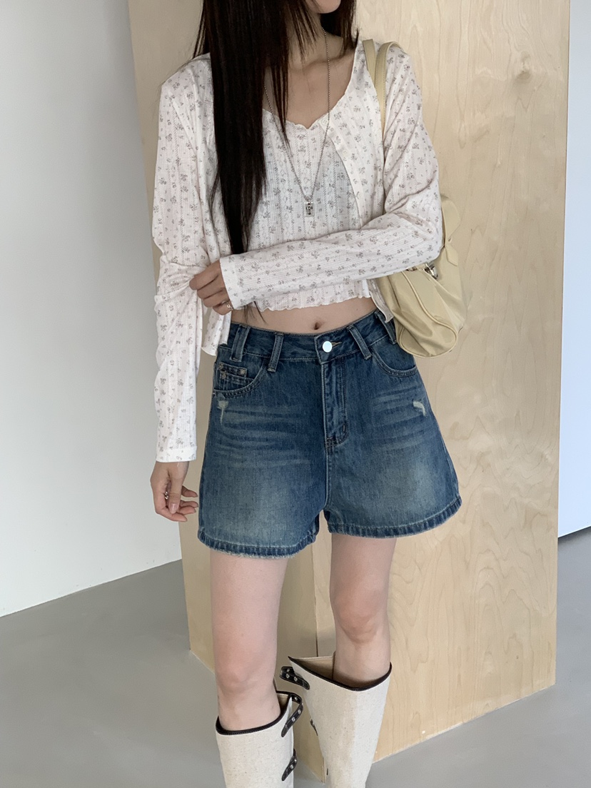 RIVER RAIN東大門實拍韓國女裝新款熱賣人氣職業26春夏短褲RIVER RAIN短褲