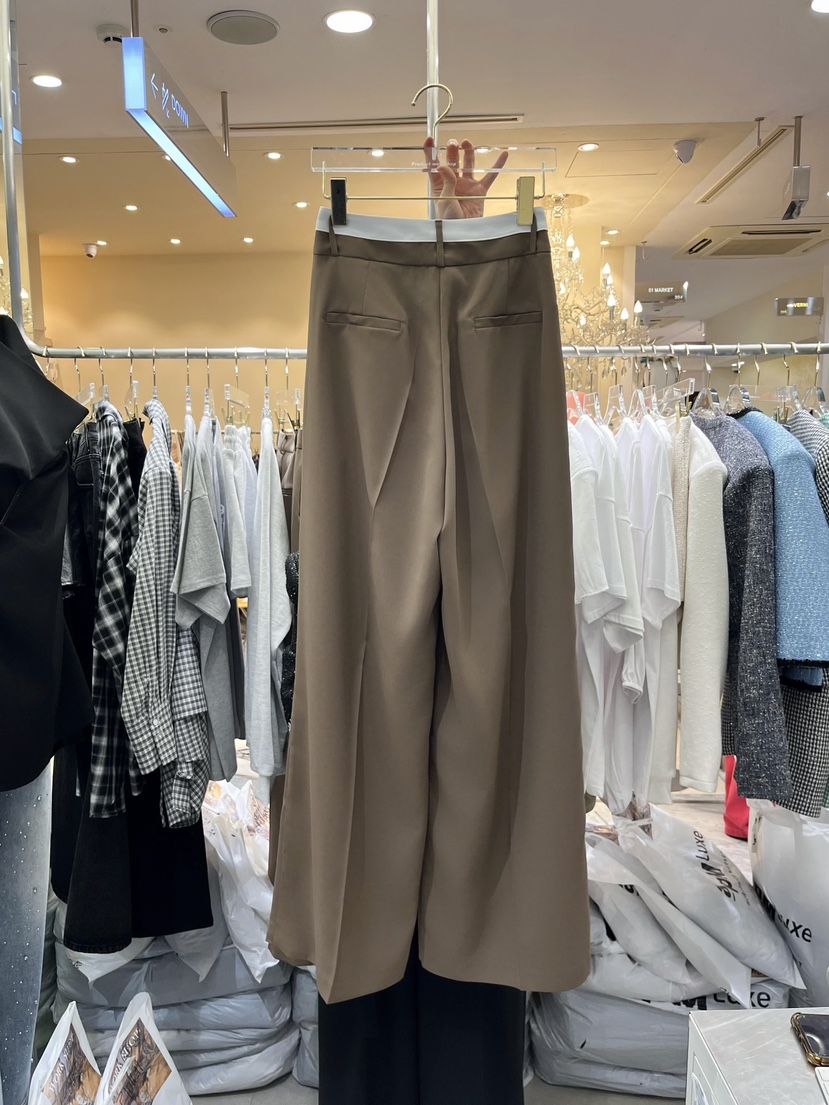 WORK SHOP東大門實拍韓國女裝新款26春夏休閑熱賣休閑褲Work_shop休閑褲