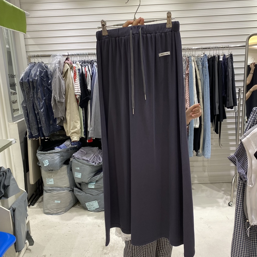 BRICKLANE韓國代購女士新品26夏季26春夏推薦職業休閑長裙BRICKLANE長裙圖色2