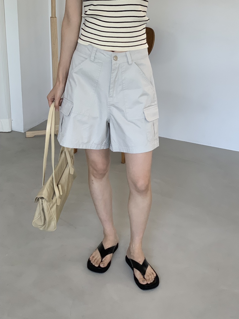 RIVER RAIN韓國直郵實拍女士新品26夏季人氣熱賣短褲工裝RIVER RAIN短褲