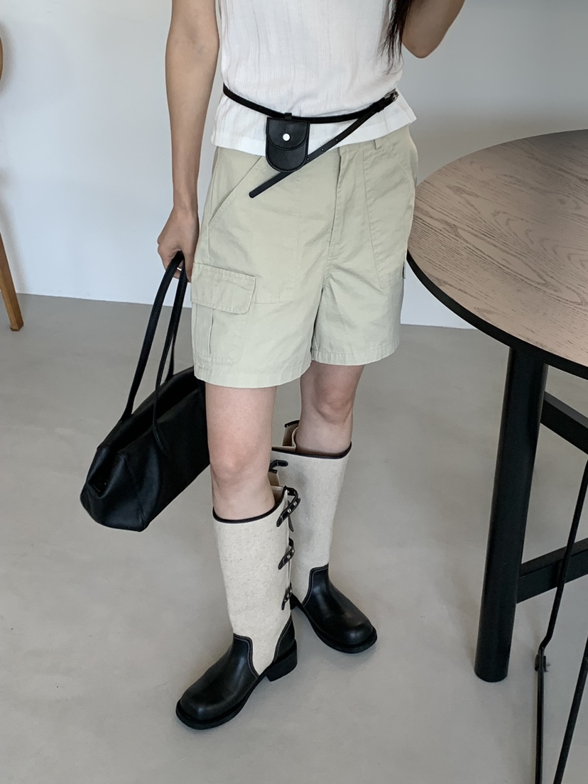 RIVER RAIN韓國直郵實拍女士新品26夏季人氣熱賣短褲工裝RIVER RAIN短褲