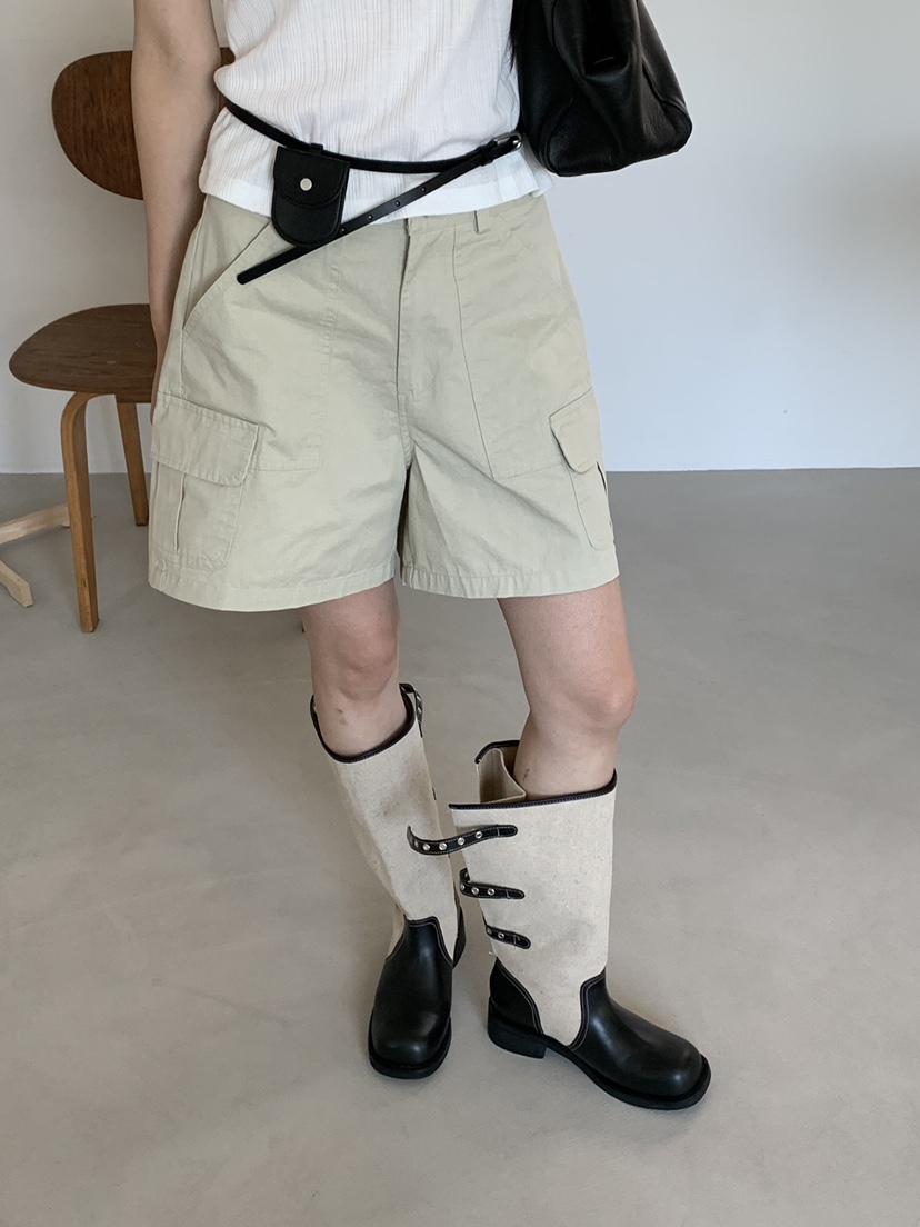 RIVER RAIN韓國直郵實拍女士新品26夏季人氣熱賣短褲工裝RIVER RAIN短褲