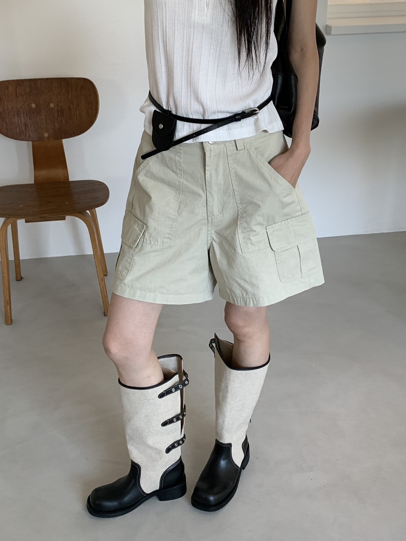 RIVER RAIN韓國直郵實拍女士新品26夏季人氣熱賣短褲工裝RIVER RAIN短褲