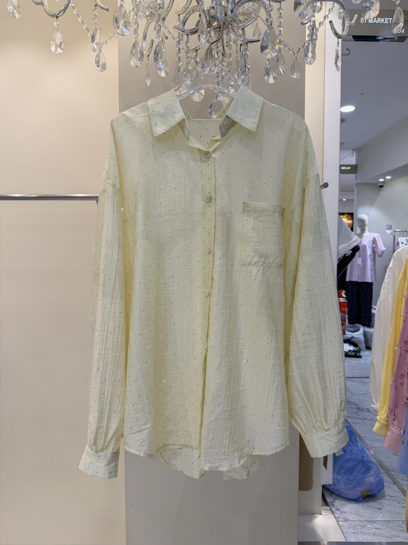 81 MARKET-L東大門實拍韓國女裝新品職業人氣襯衫蕾絲衫81 MARKET-L襯衫/蕾絲衫圖色2