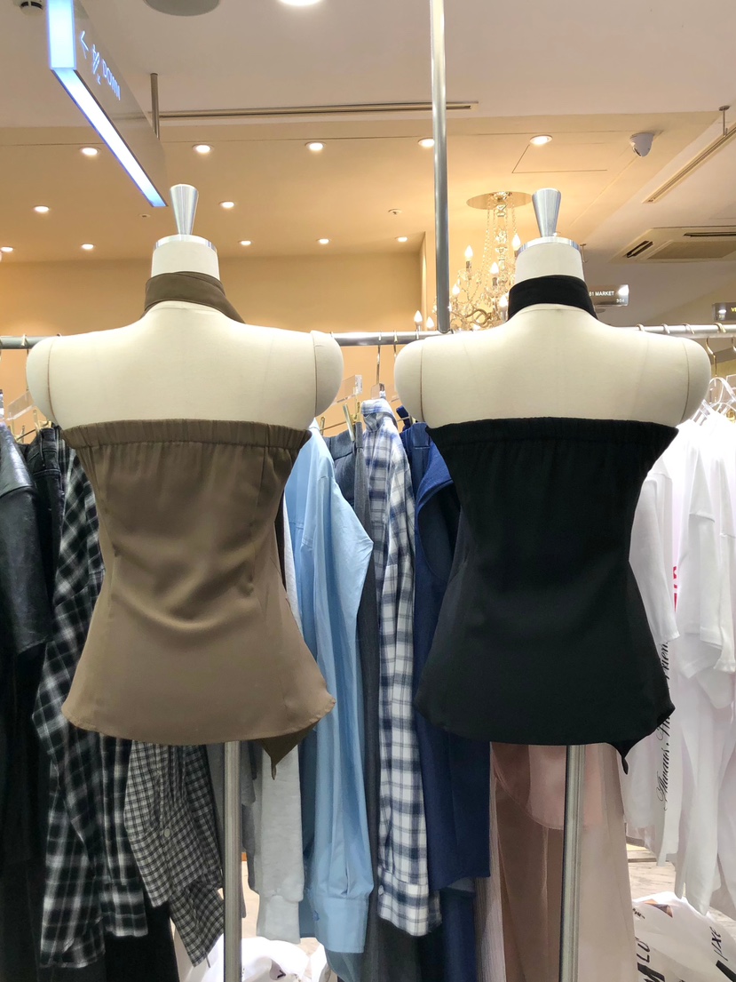 WORK SHOP韓國直郵女士新品人氣推薦時尚吊帶背心含圍巾Work_shop吊帶/背心