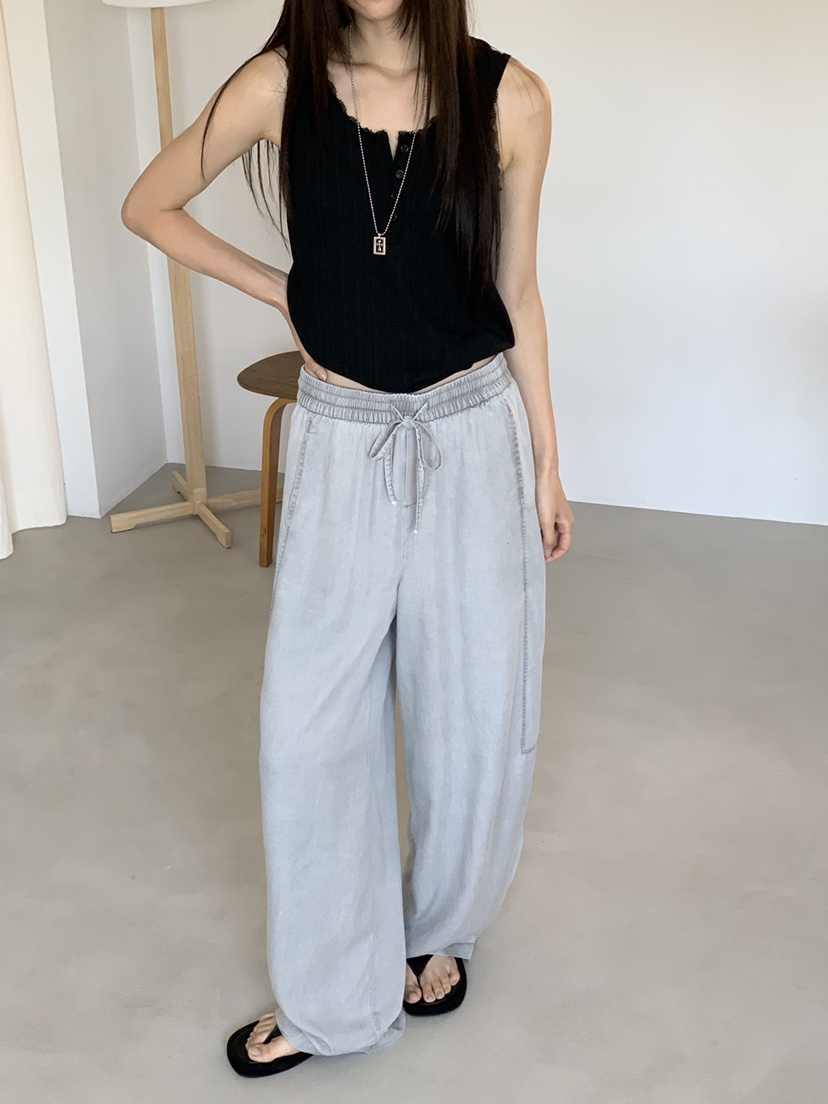 RIVER RAIN韓國直郵實拍女士新品休閑時尚職業26春夏休閑褲RIVER RAIN休閑褲