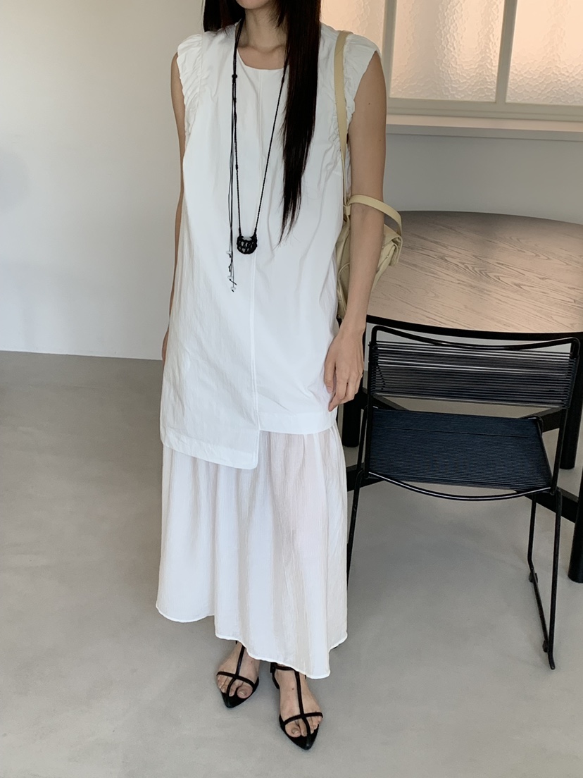 RIVER RAIN韓國直郵女士新款時尚人氣26夏季職業熱賣連衣裙RIVER RAIN連衣裙